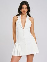Sultry V-Neck Club Dress 5
